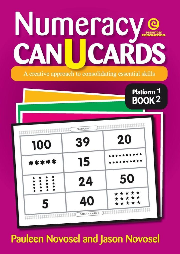 Numeracy CAN U CARDS Years 1-3 Platform 1 Book 2