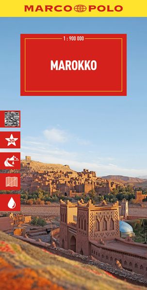 MARCO POLO Reisekarte Marokko 1:900.000