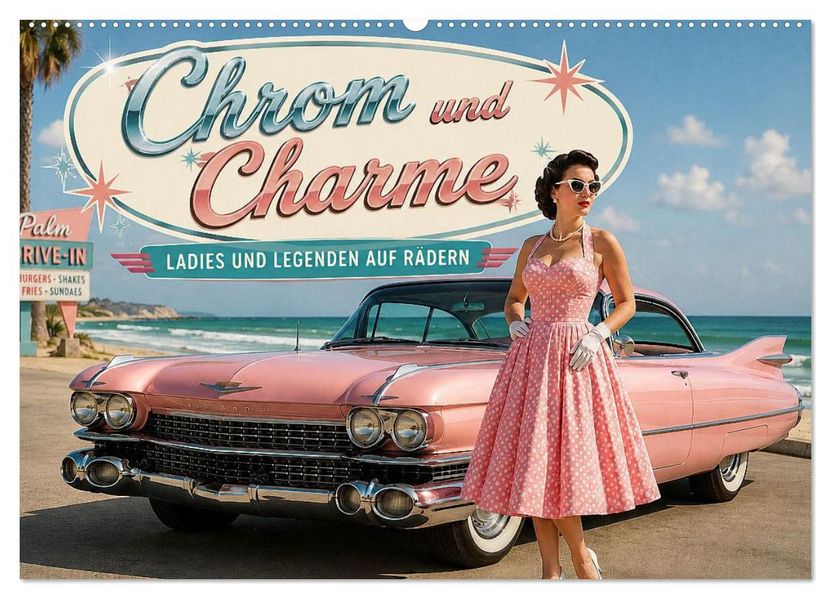 Chrom und Charme (Wandkalender 2027 DIN A2 quer) CALVENDO Monatskalender
