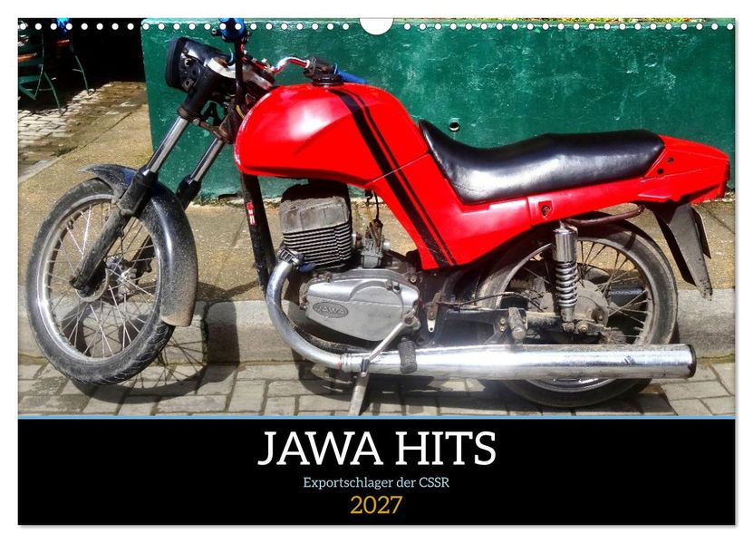 JAWA HITS - Exportschlager der CSSR (Wandkalender 2027 DIN A3 quer) CALVENDO Monatskalender