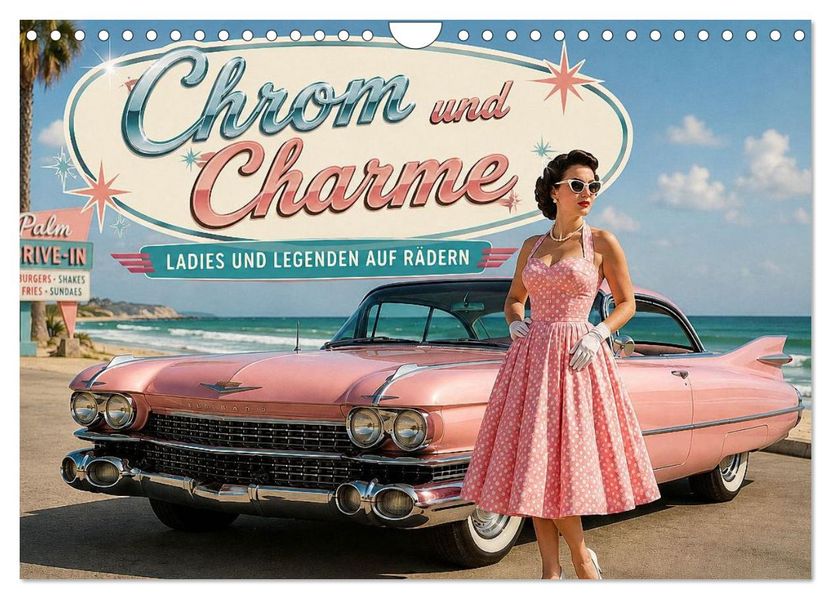 Chrom und Charme (Wandkalender 2027 DIN A4 quer) CALVENDO Monatskalender