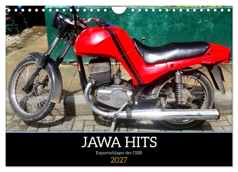 JAWA HITS - Exportschlager der CSSR (Wandkalender 2027 DIN A4 quer) CALVENDO Monatskalender