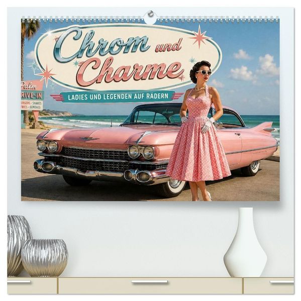 Chrom und Charme (hochwertiger Premium Wandkalender 2027 DIN A2 quer) Kunstdruck in Hochglanz