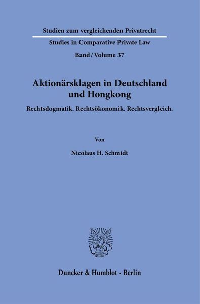 Aktionärsklagen in Deutschland und Hongkong