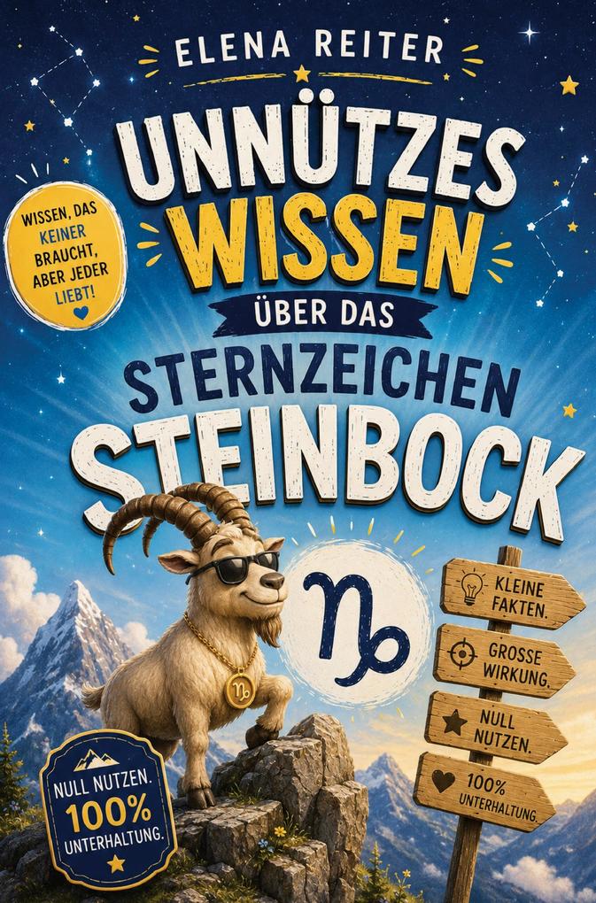 Unnützes Wissen Sternzeichen Steinbock Buch