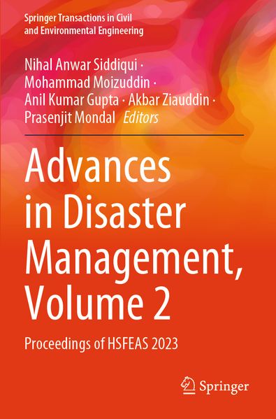 Advances in Disaster Management Volume 2