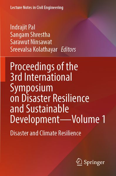 Proceedings of the 3rd International Symposium on Disaster Resilience and Sustainable Development-Volume 1