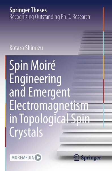 Spin Moiré Engineering and Emergent Electromagnetism in Topological Spin Crystals