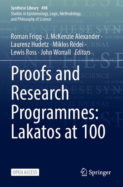 Proofs and Research Programmes: Lakatos at 100