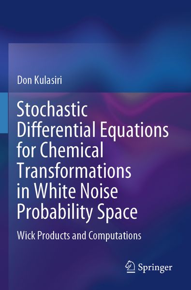 Stochastic Differential Equations for Chemical Transformations in White Noise Probability Space