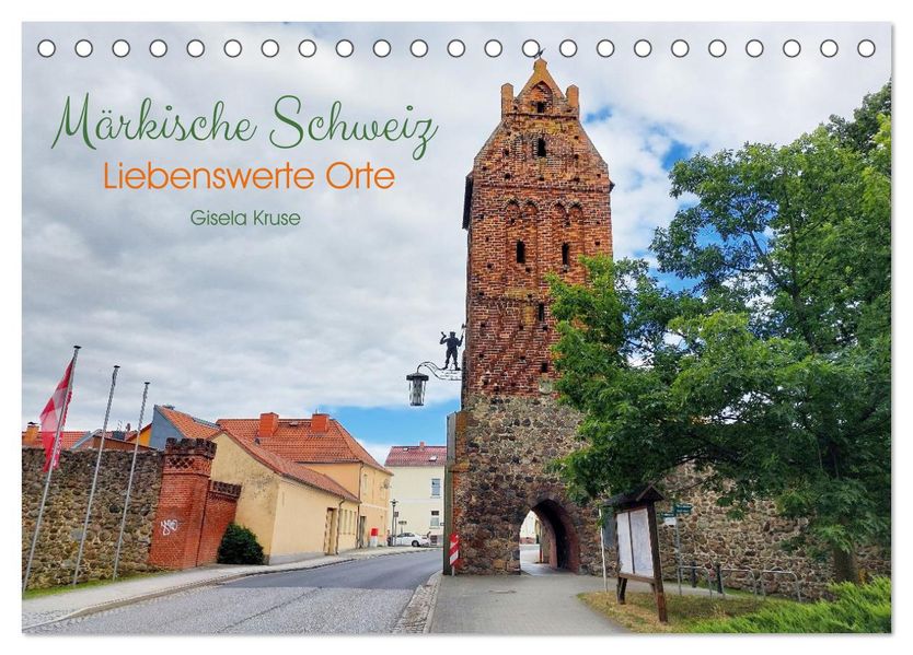 Märkische Schweiz - Liebenswerte Orte (Tischkalender 2027 DIN A5 quer) CALVENDO Monatskalender