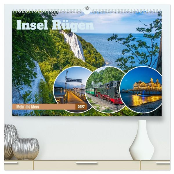 Insel Rügen - Mehr als Meer (hochwertiger Premium Wandkalender 2027 DIN A2 quer) Kunstdruck in Hochglanz