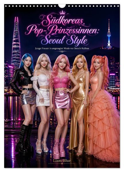 Südkoreas Pop-Prinzessinnen: Seoul Style (Wandkalender 2027 DIN A3 hoch) CALVENDO Monatskalender