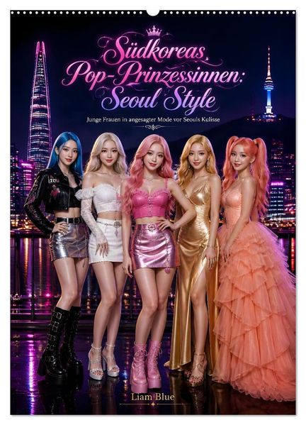 Südkoreas Pop-Prinzessinnen: Seoul Style (Wandkalender 2027 DIN A2 hoch) CALVENDO Monatskalender