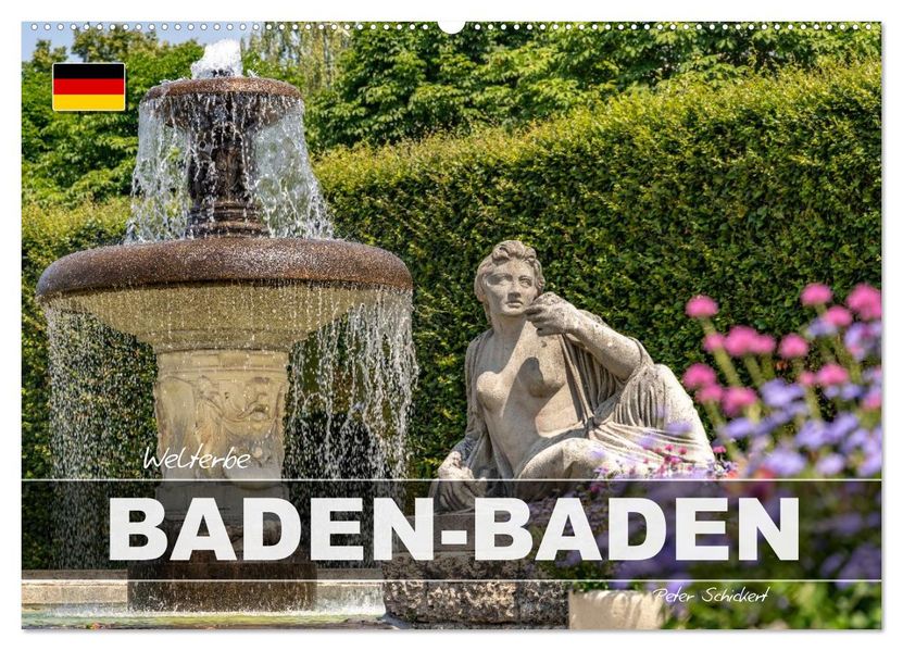 Welterbe Baden-Baden (Wandkalender 2027 DIN A2 quer) CALVENDO Monatskalender