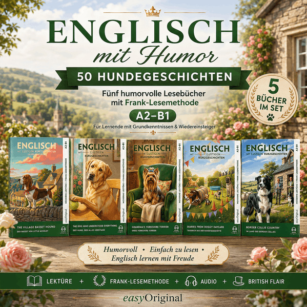 Englisch mit Humor: 50 Hundegeschichten A1-A2 (+ Audio-Online) m. 1 Audio m. 1 Audio