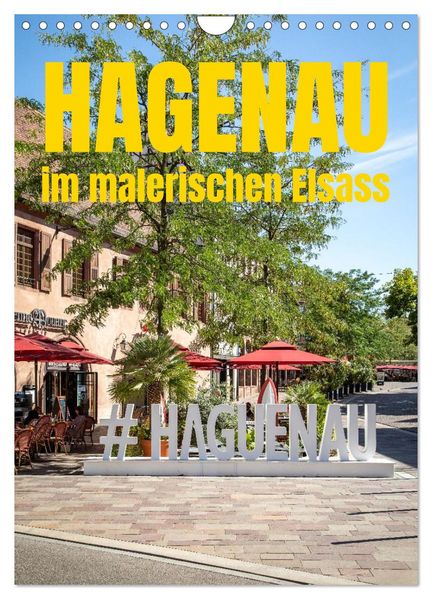 Hagenau im malerischen Elsass (Wandkalender 2027 DIN A4 hoch) CALVENDO Monatskalender