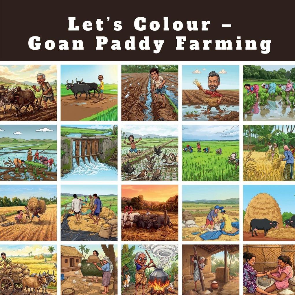 Let's Colour -Goan Paddy Farming