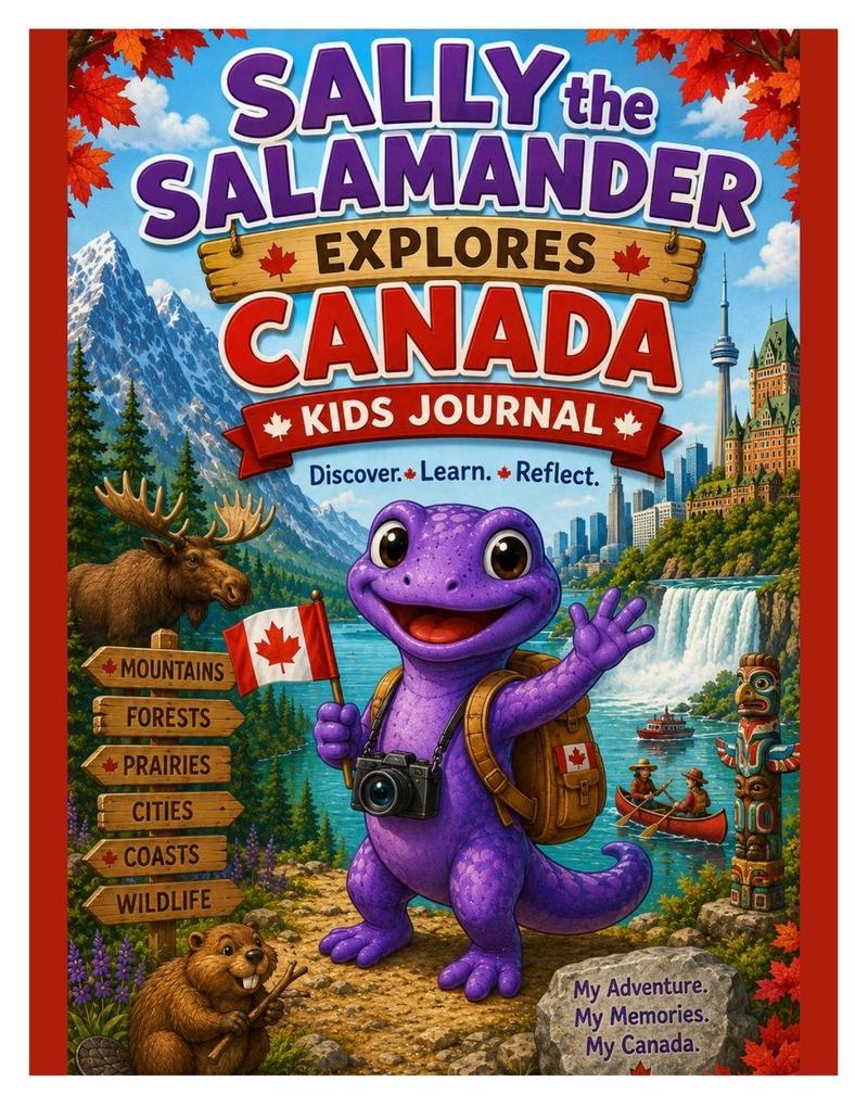 Sally the Salamander Explores Canada Journal