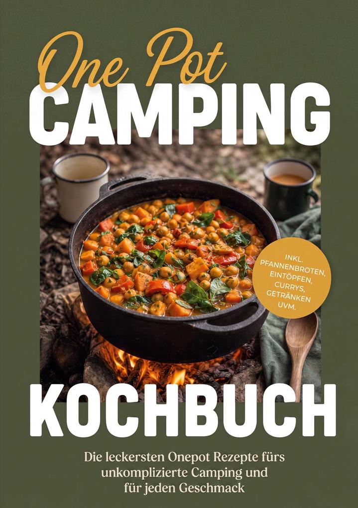 One Pot Camping Kochbuch: Die leckersten Onepot Rezepte fürs unkomplizierte Camping und für jeden Geschmack - inkl. Pfannenbroten Eintöpfen Currys Getränken uvm.