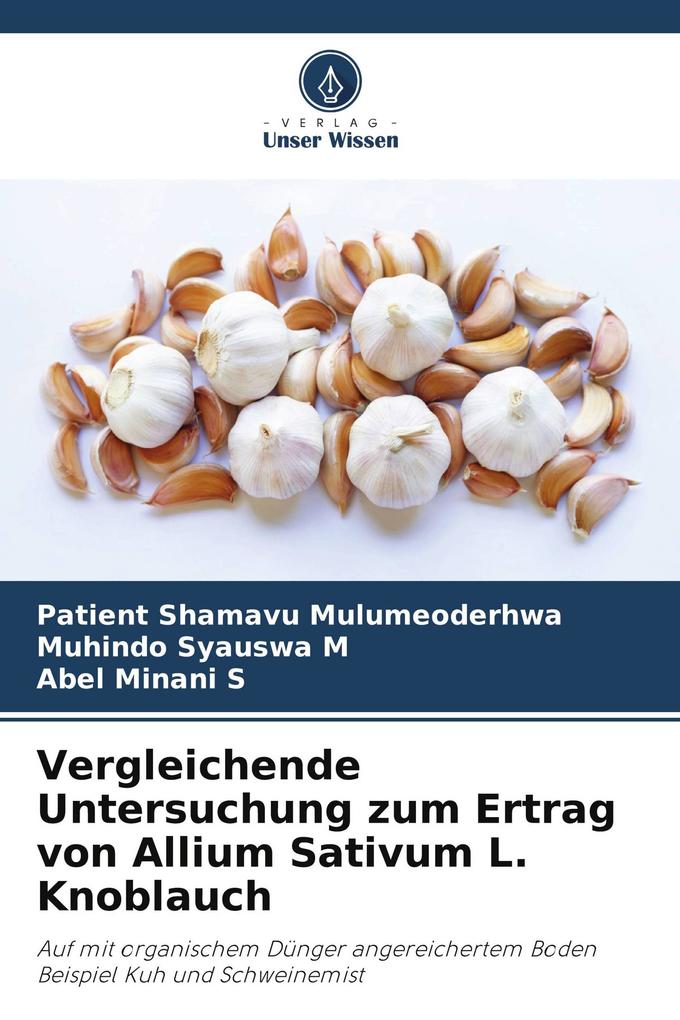 Vergleichende Untersuchung zum Ertrag von Allium Sativum L. Knoblauch