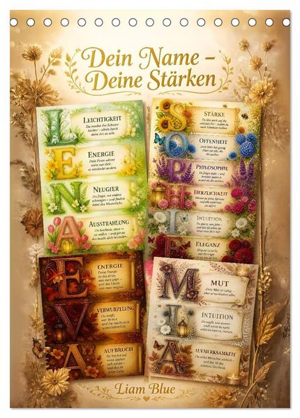 Dein Name - Deine Stärken (Tischkalender 2027 DIN A5 hoch) CALVENDO Monatskalender