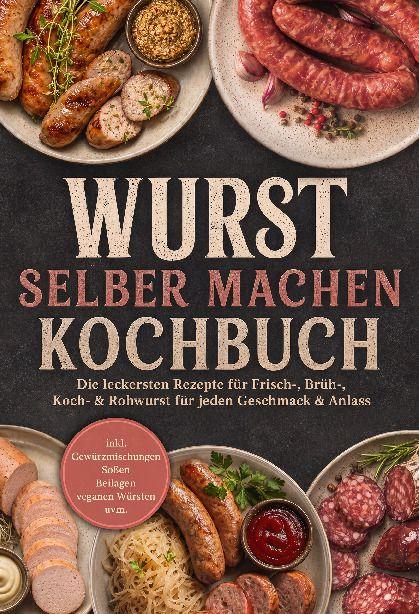 Wurst selber machen Kochbuch: Die leckersten Rezepte für Frisch- Brüh- Koch- & Rohwurst für jeden Geschmack & Anlass - inkl. Gewürzmischungen Soßen Beilagen veganen Würsten uvm.