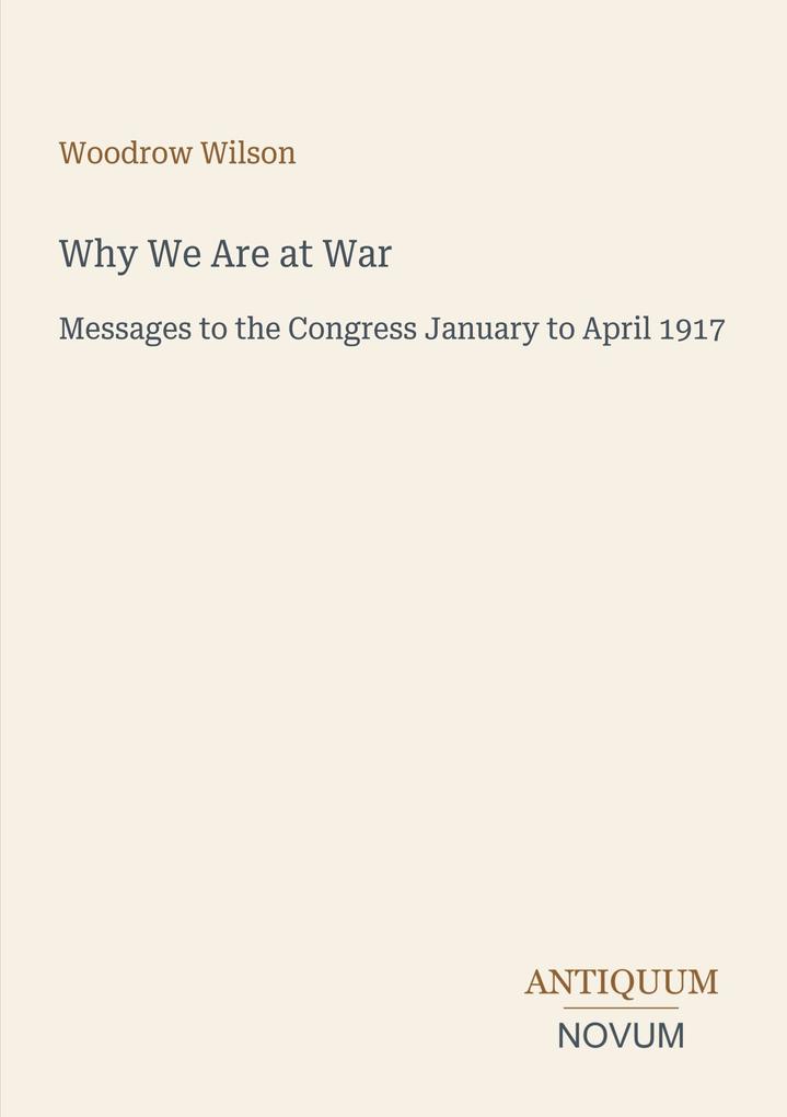 Why We Are at War