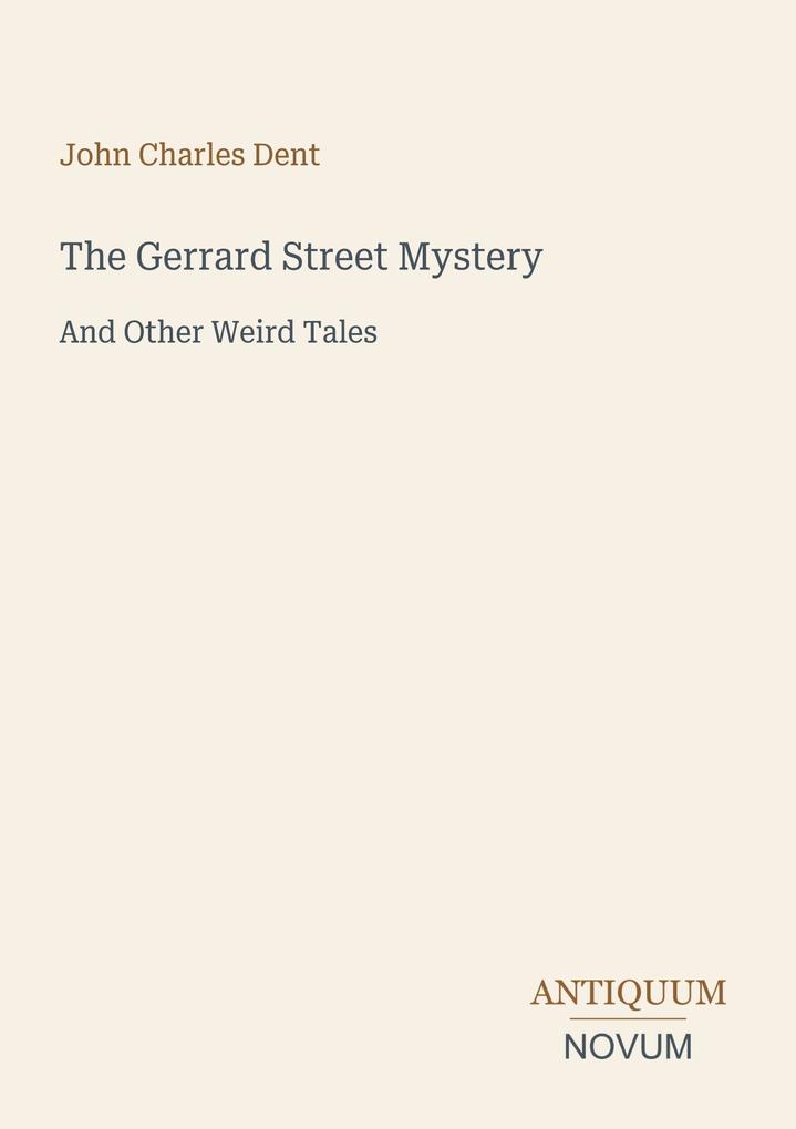 The Gerrard Street Mystery