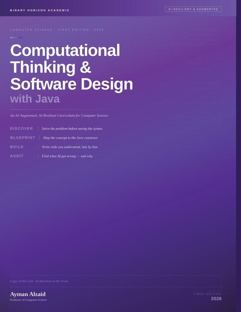 Computational Thinking and Software Design with Java