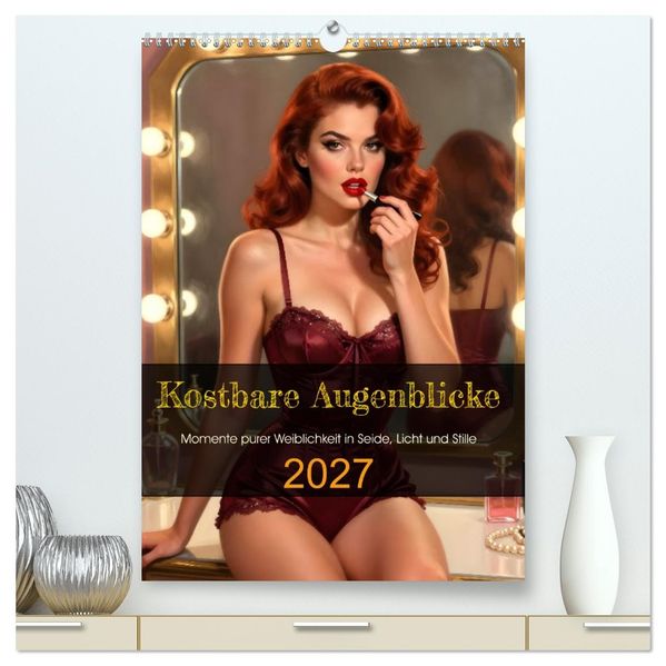 Kostbare Augenblicke (hochwertiger Premium Wandkalender 2027 DIN A2 hoch) Kunstdruck in Hochglanz