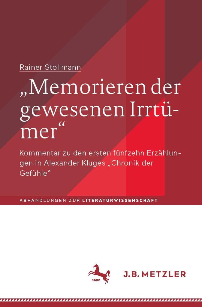'Memorieren der gewesenen Irrtümer'