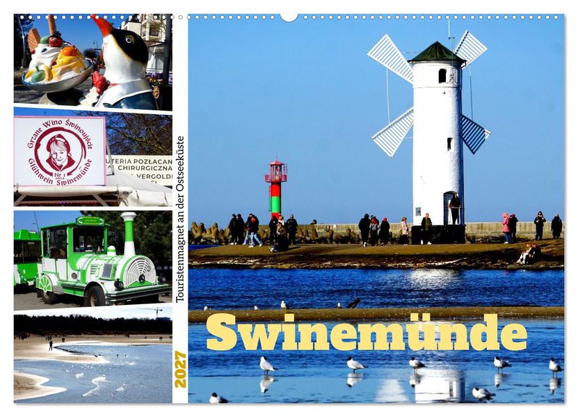 Swinemünde - Touristenmagnet an der Ostseeküste (Wandkalender 2027 DIN A2 quer) CALVENDO Monatskalender