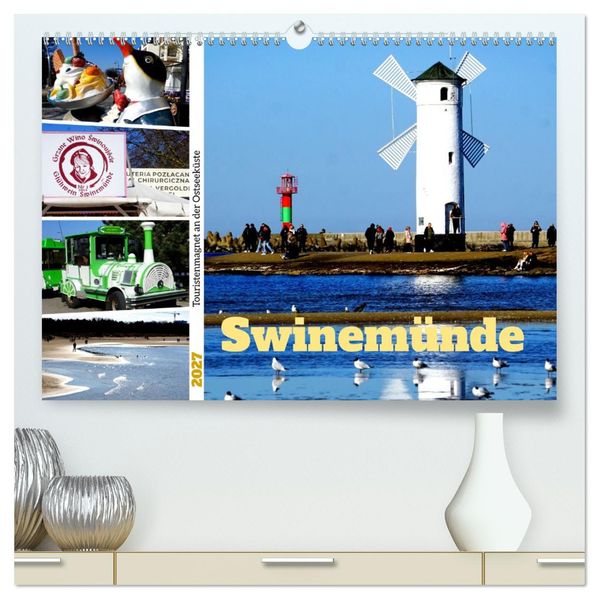 Swinemünde - Touristenmagnet an der Ostseeküste (hochwertiger Premium Wandkalender 2027 DIN A2 quer) Kunstdruck in Hochglanz