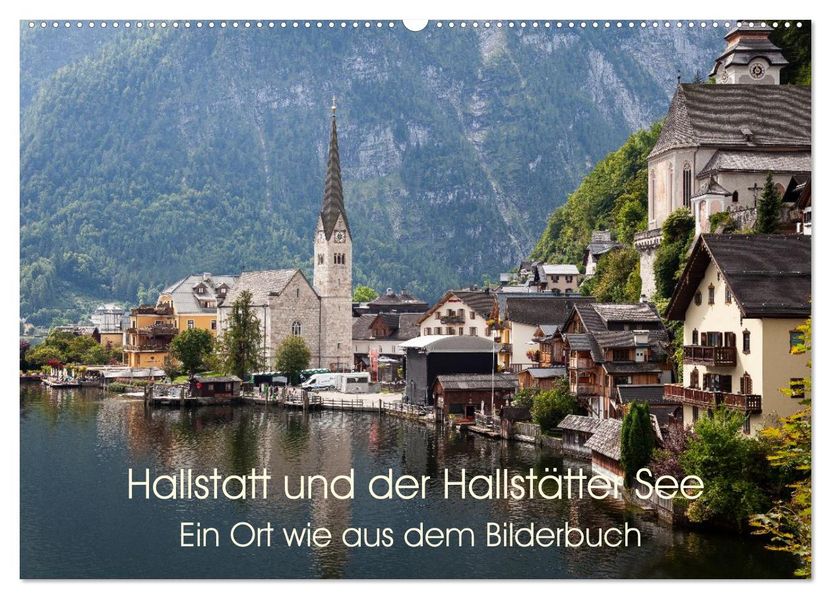 Hallstatt und der Hallstätter See (Wandkalender 2027 DIN A2 quer) CALVENDO Monatskalender