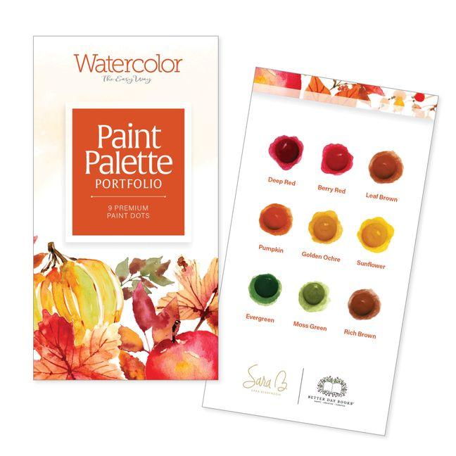 Watercolor the Easy Way Paint Palette Portfolio Autumn