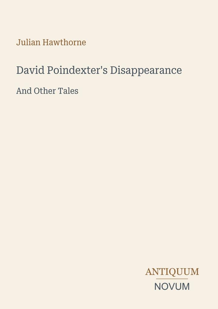 David Poindexter's Disappearance
