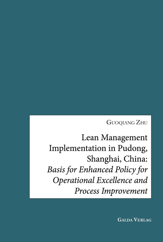 Lean Management Implementation in Pudong Shanghai China