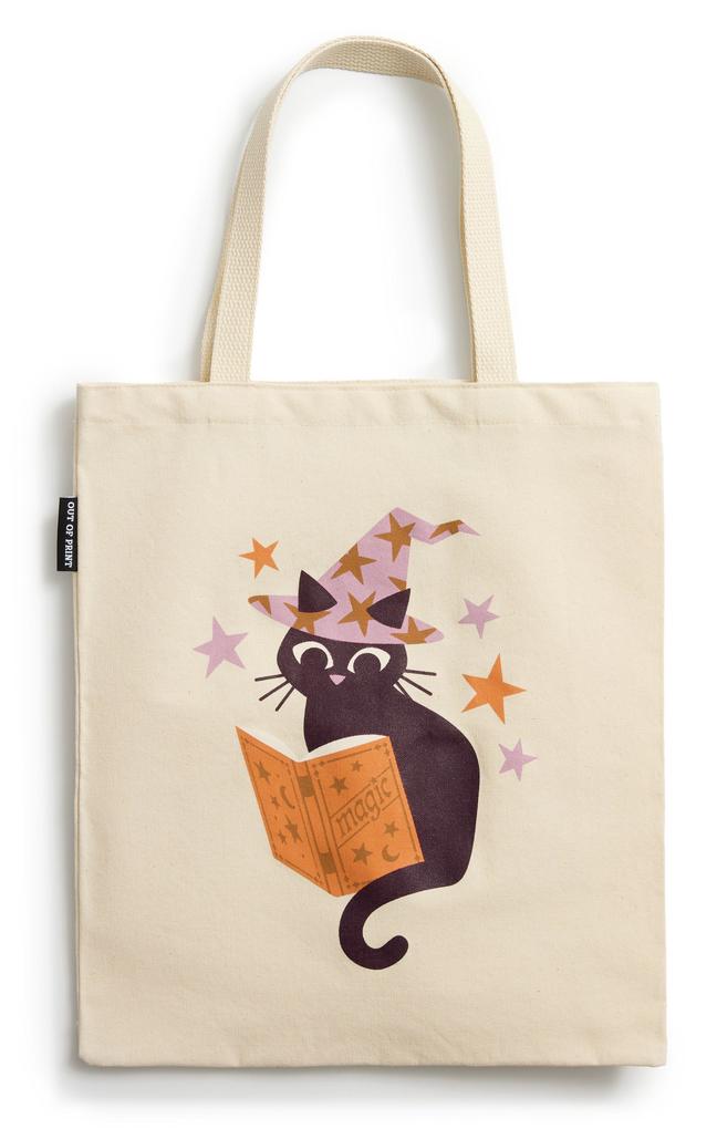 Witchy Cat Tote Bag