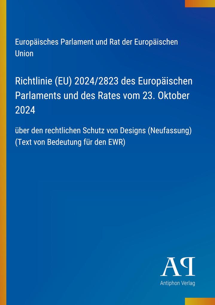 Richtlinie (EU) 2024/2823 des Europäischen Parlaments und des Rates vom 23. Oktober 2024