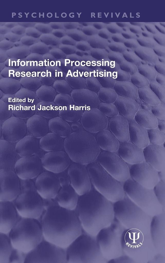 Information Processing Research in Advertising