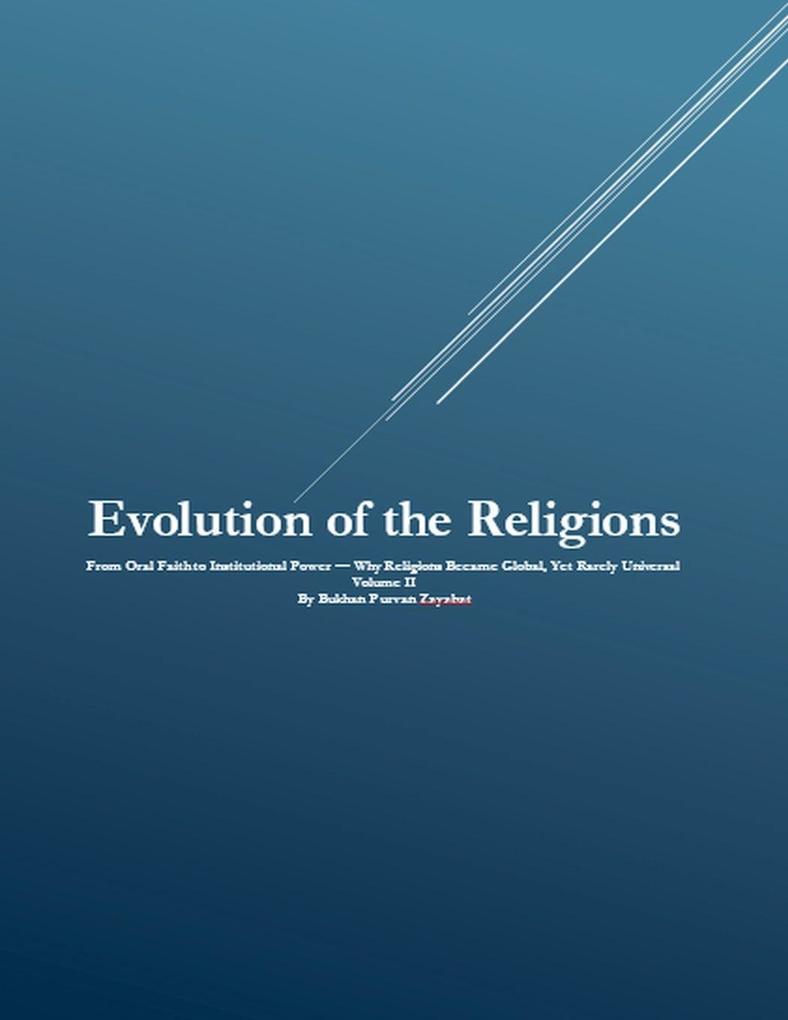 Evolution of the Religions