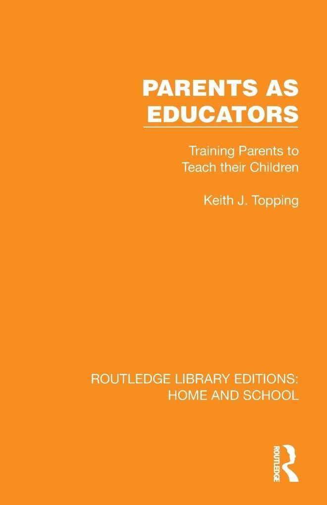 Parents as Educators