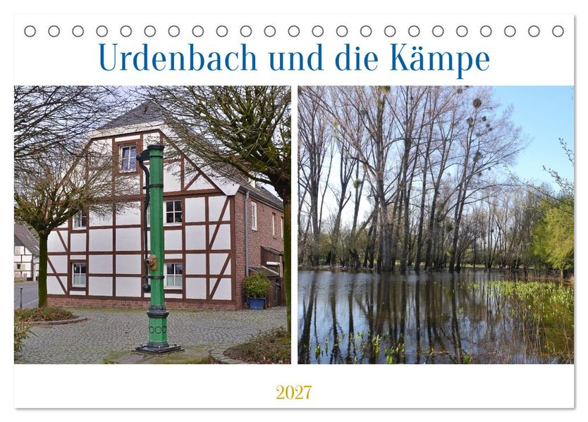 Urdenbach und die Kämpe (Tischkalender 2027 DIN A5 quer) CALVENDO Monatskalender