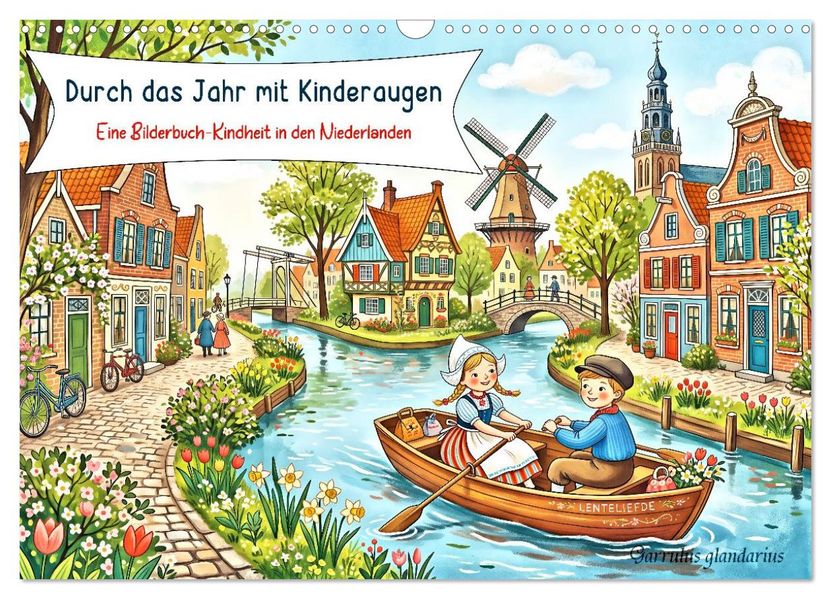 Durch das Jahr mit Kinderaugen (Wandkalender 2027 DIN A3 quer) CALVENDO Monatskalender