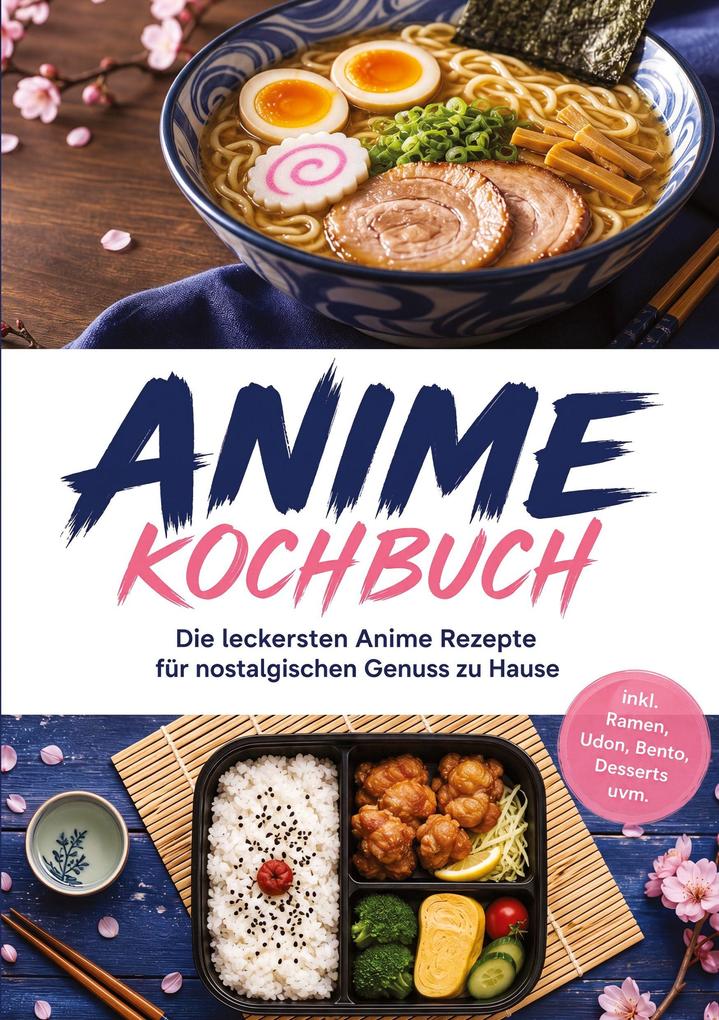 Anime Kochbuch: Die leckersten Anime Rezepte für nostalgischen Genuss zu Hause - inkl. Ramen Udon Bento Desserts uvm.