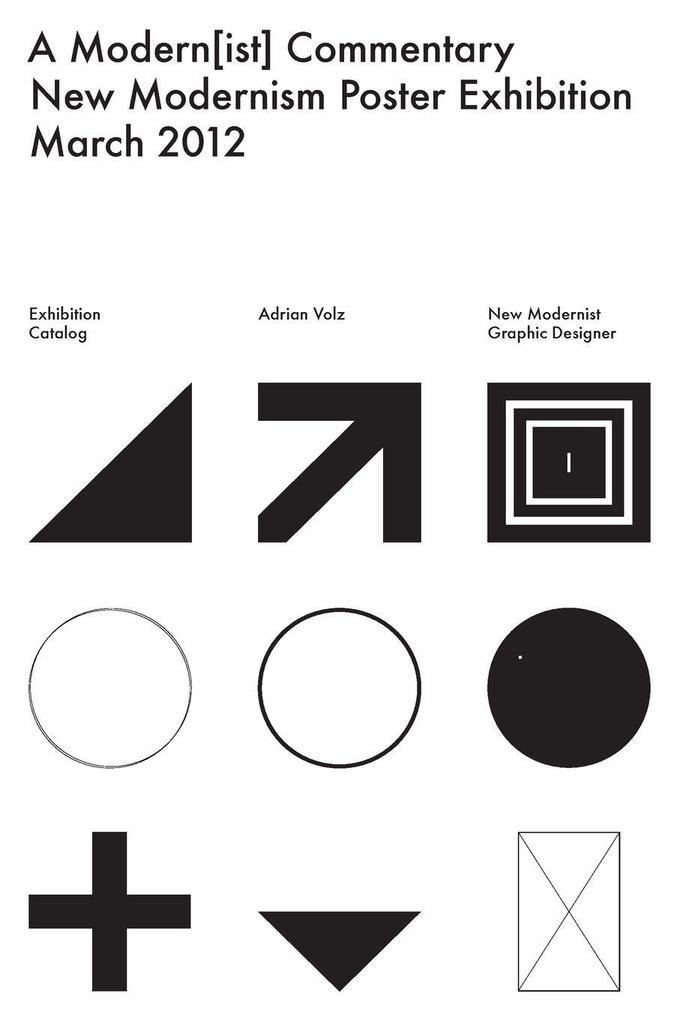 New Modernism Poster Exhibition Catalog