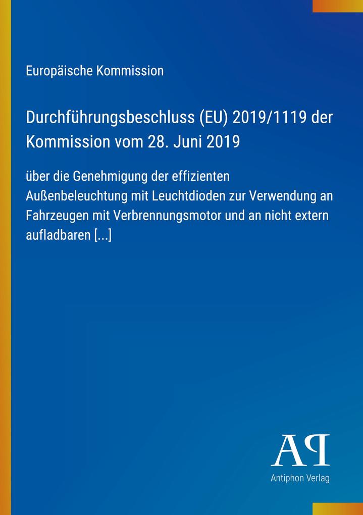Durchführungsbeschluss (EU) 2019/1119 der Kommission vom 28. Juni 2019