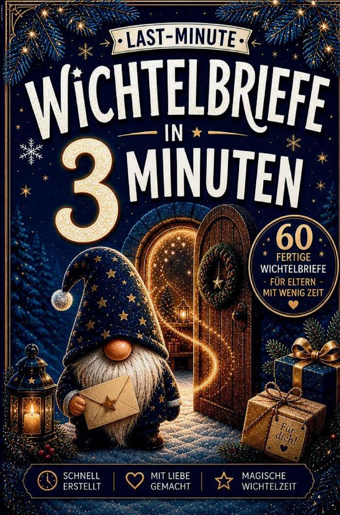 Last Minute Wichtelbriefe in 3 Minuten: 60 fertige Wichtelstreiche zum Ausschneiden für Eltern mit wenig Zeit - einfach ausschneiden hinlegen fertig
