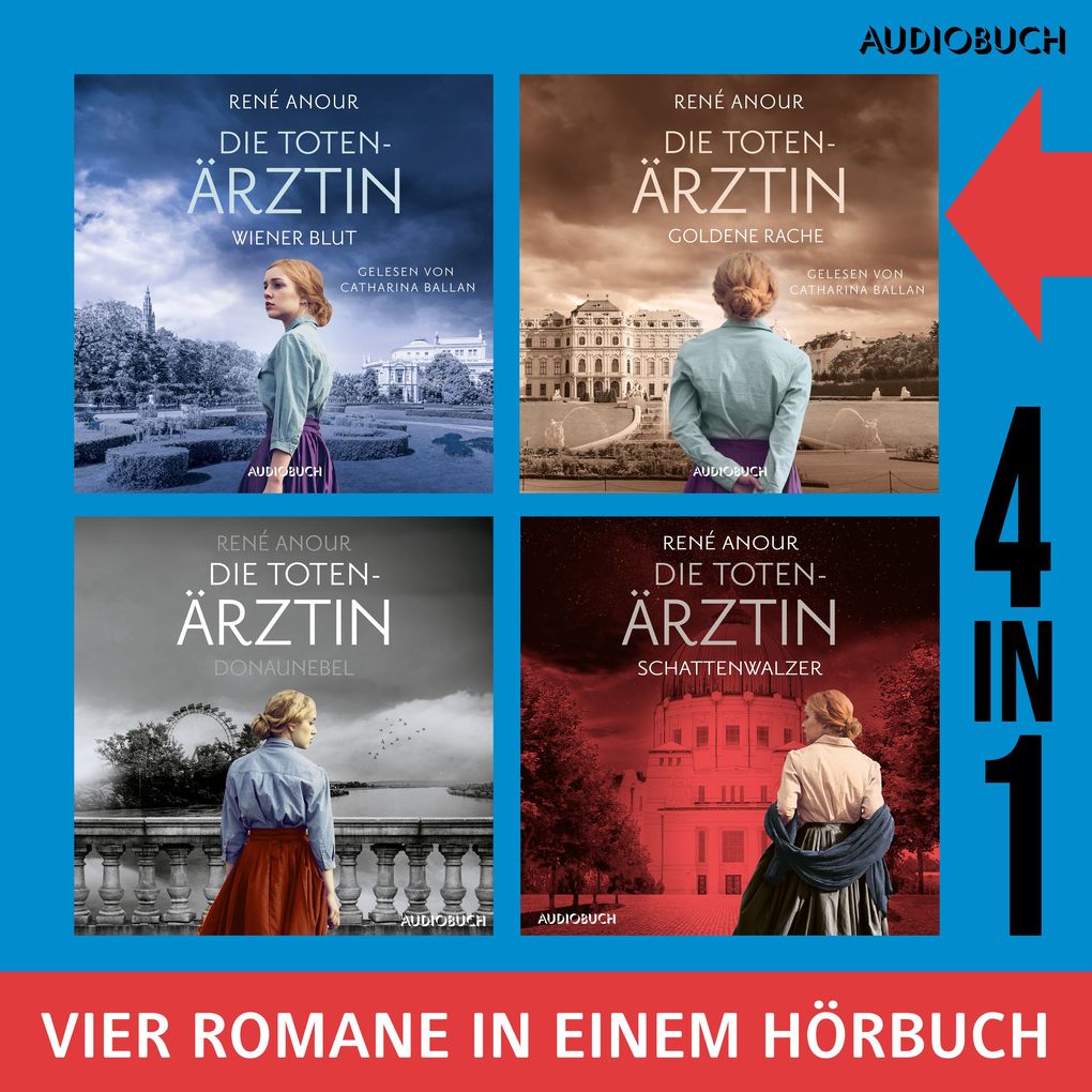 Die Totenärztin Die komplette Reihe (Wiener Blut Goldene Rache Donaunebel Schattenwalzer)